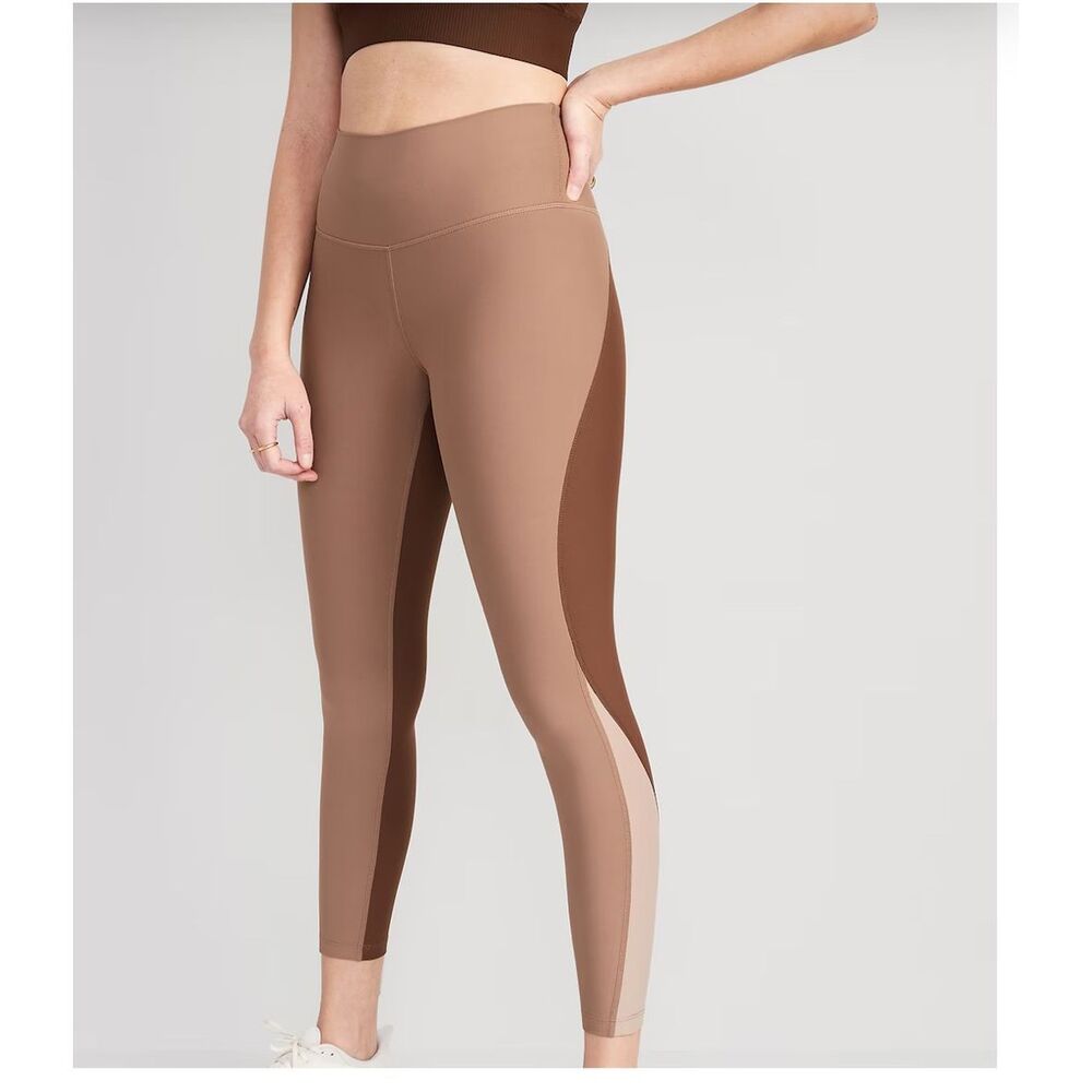 NEW~ Old Navy High-Waisted PowerSoft 7/8 Length Compression Leggings M